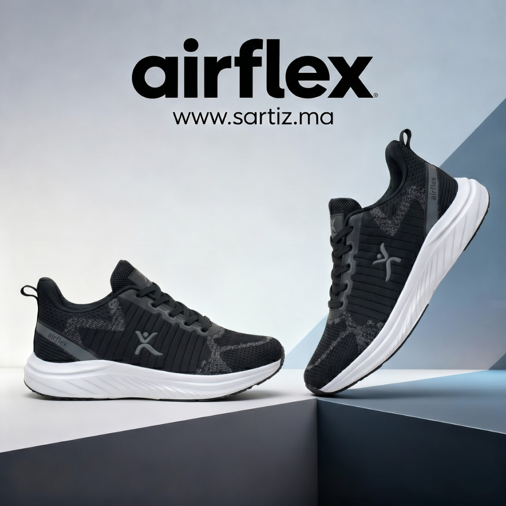 Espadrilles Airflex ™ Ref:TX-635 BLACK GRAY