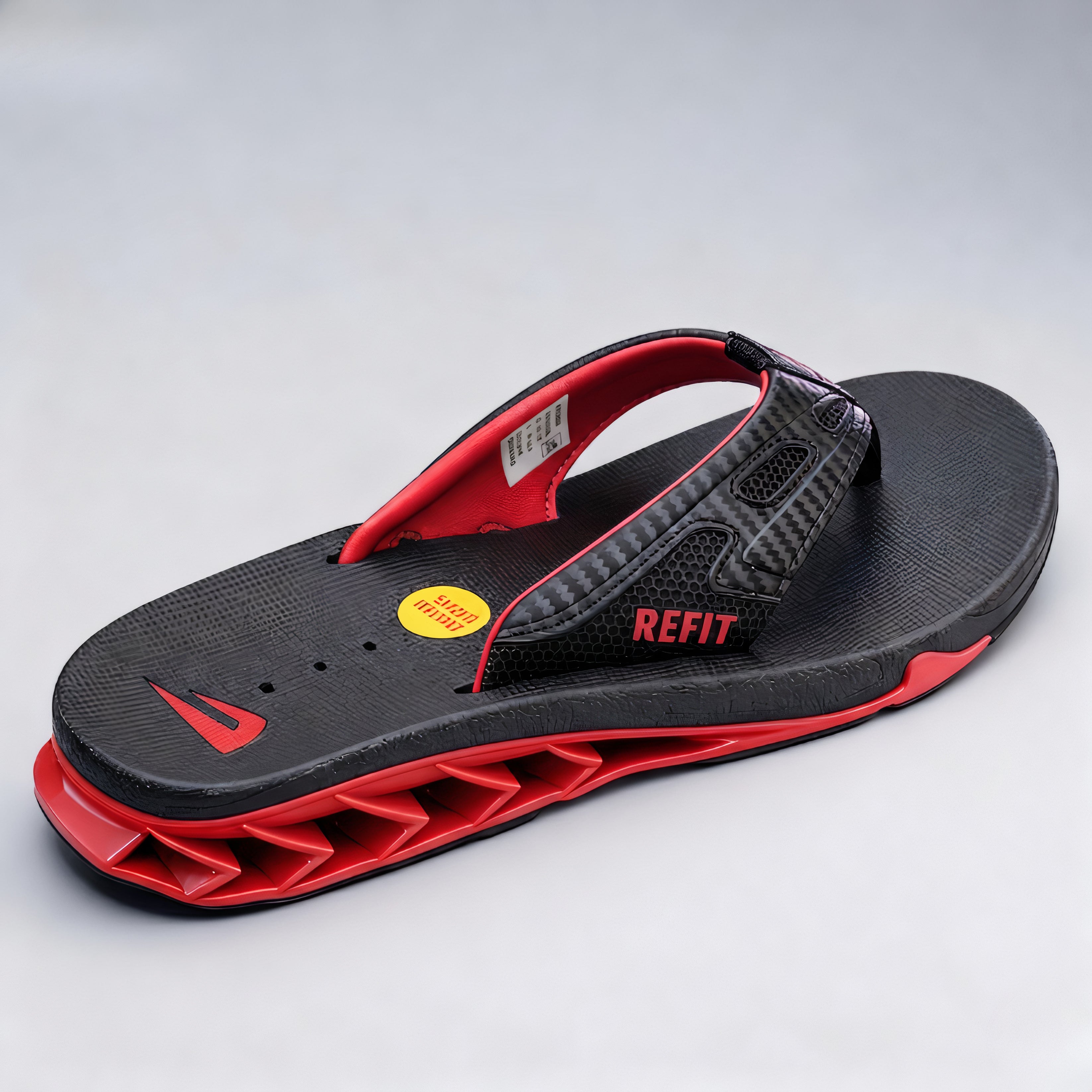 Refit Fanning   – Sandales Homme  Black / REED