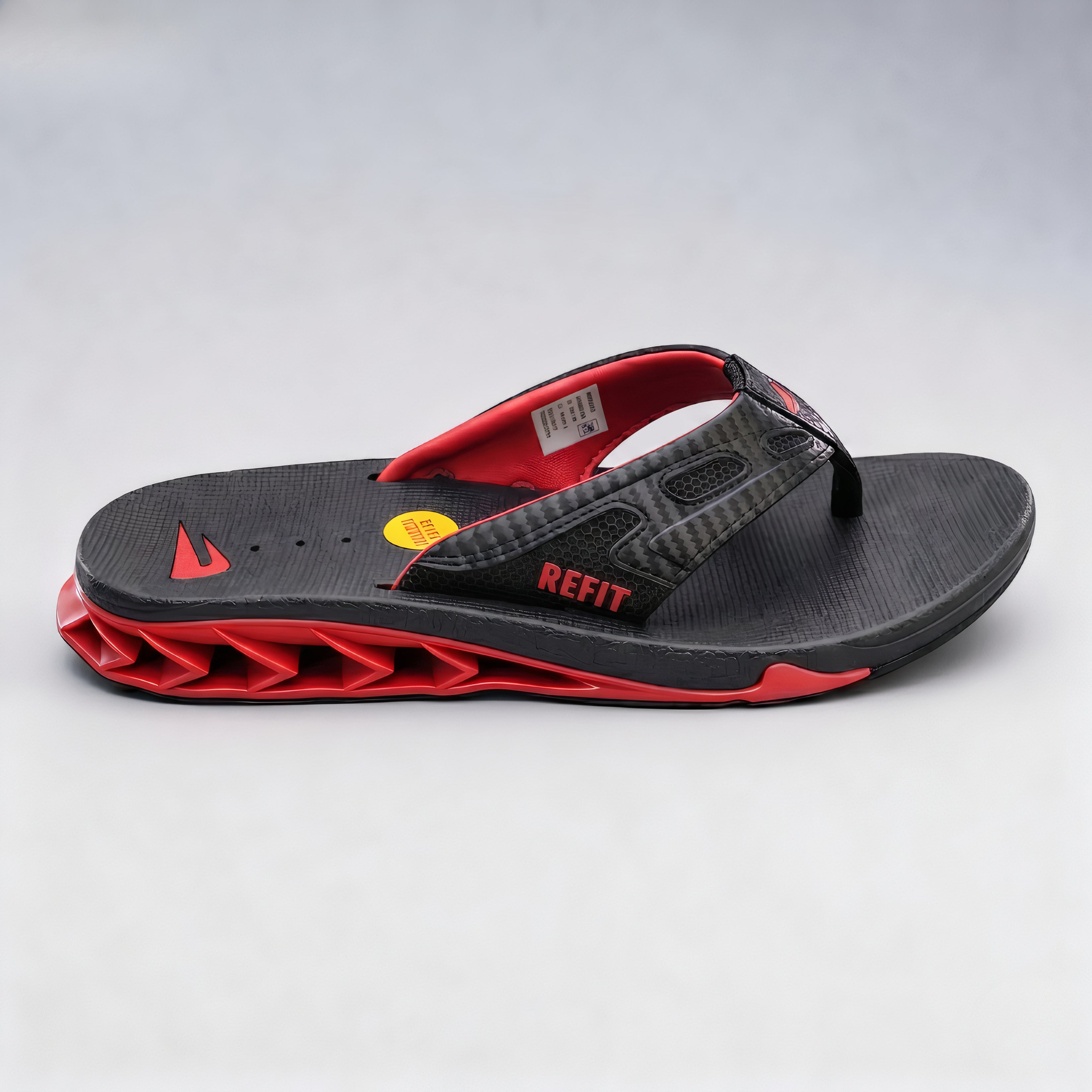 Refit Fanning   – Sandales Homme  Black / REED