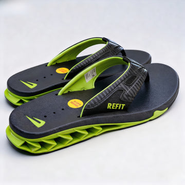 Refit Fanning   – Sandales Homme  Black / GREEN