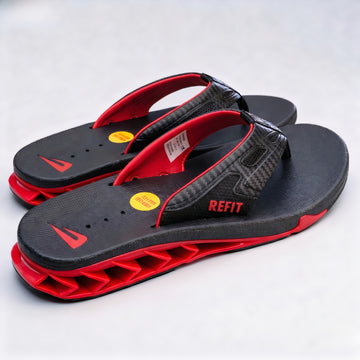 Refit Fanning   – Sandales Homme  Black / REED