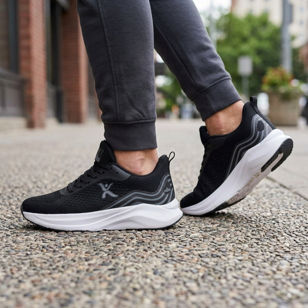 Espadrilles Airflex™ Ref:TX-603-BLACK WHITE