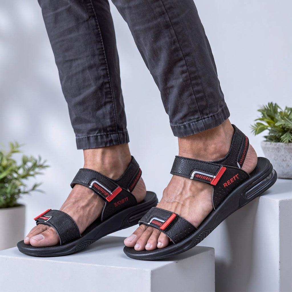 Refit – Sandales Homme RE07   Black / REED
