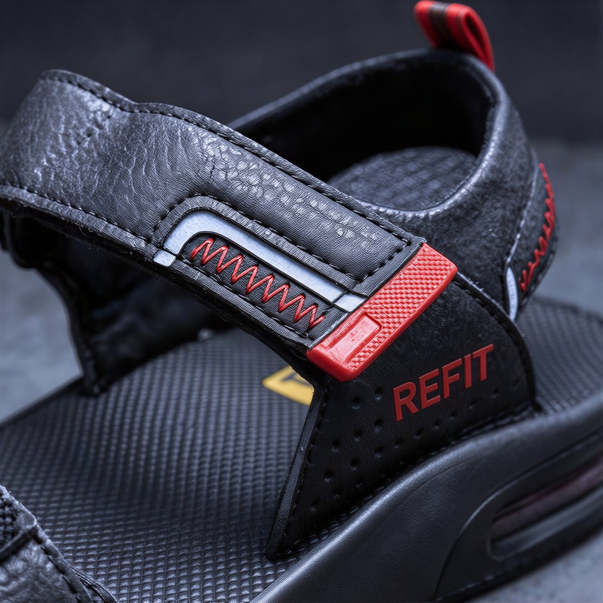 Refit – Sandales Homme RE07   Black / REED