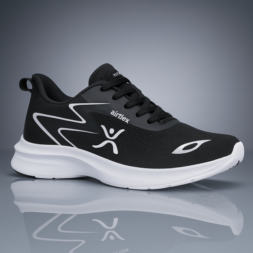 Espadrilles Airflex™ Ref:TX-2214-BLACK WHITE