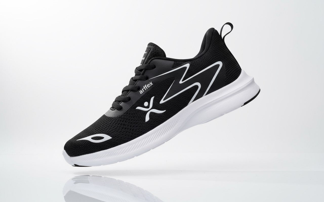 Espadrilles Airflex™ Ref:AIR001-BLACK WHITE