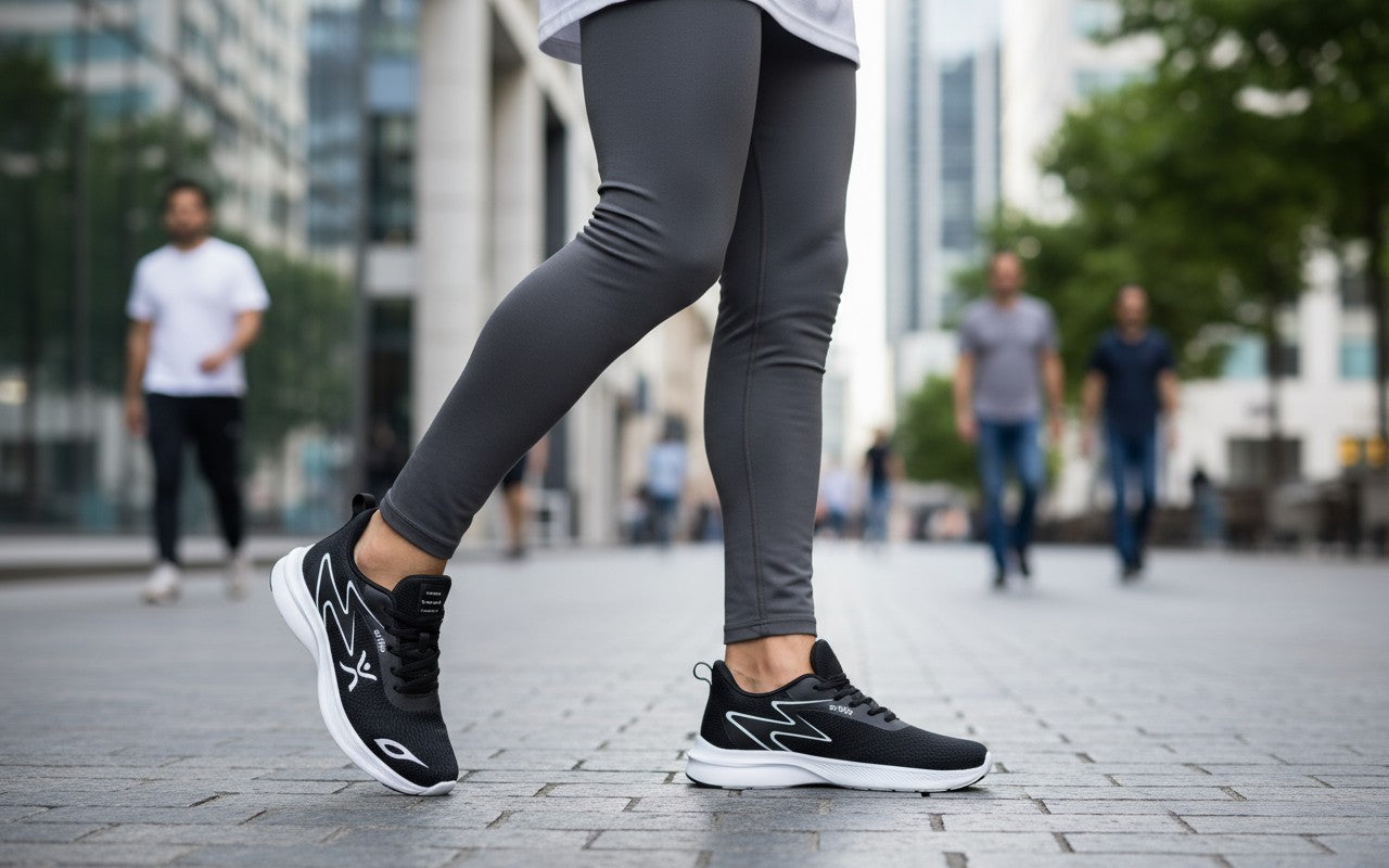 Espadrilles Airflex™ Ref:AIR001-BLACK WHITE