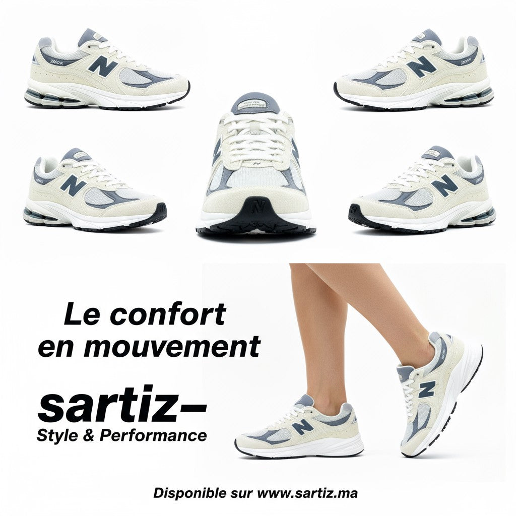 Espadrille Sportive sartiz™ NT 114-Beige & Gris Acier
