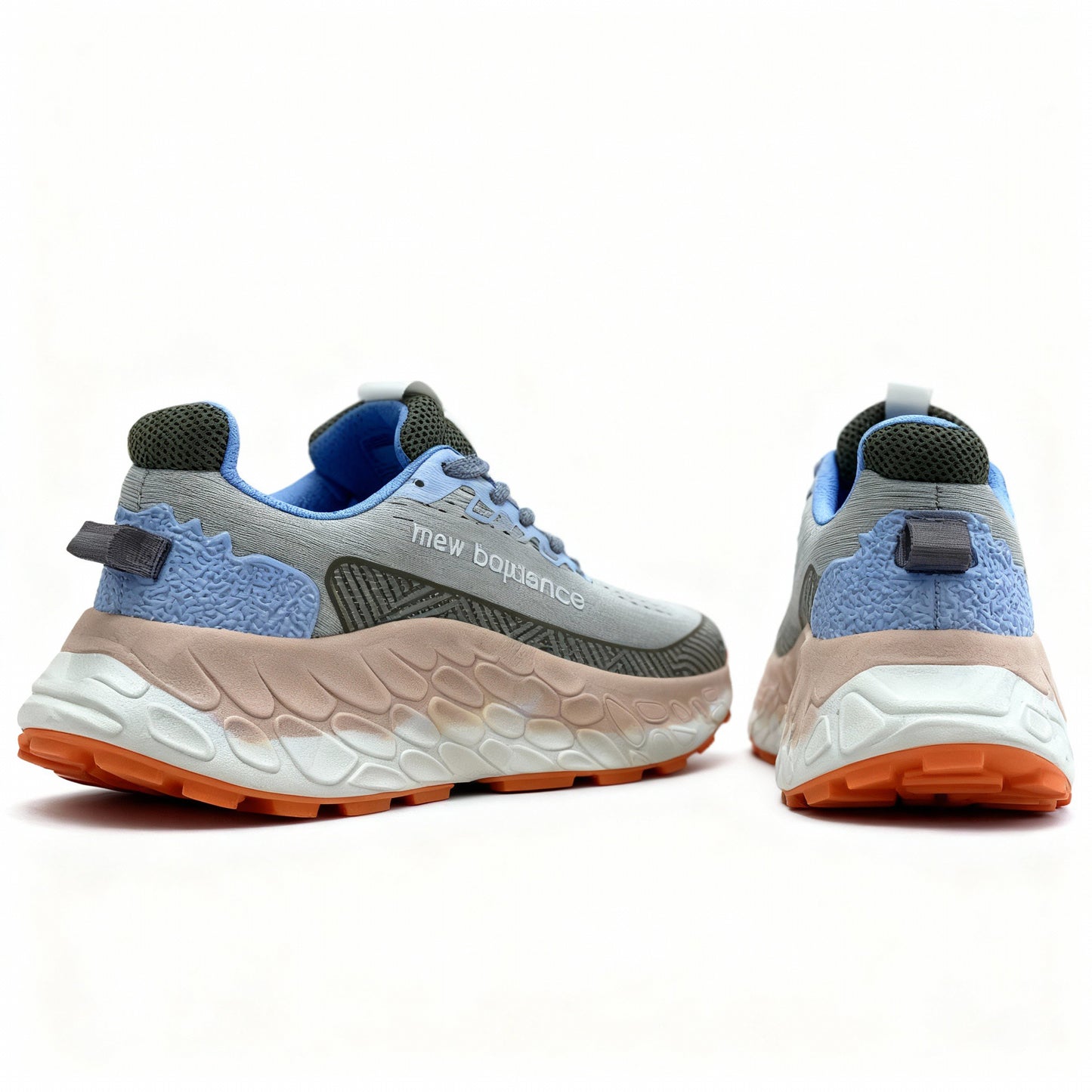 Espadrilles SARTIZ ™ Ref:NWB V3 WH -Gris / Bleu ciel