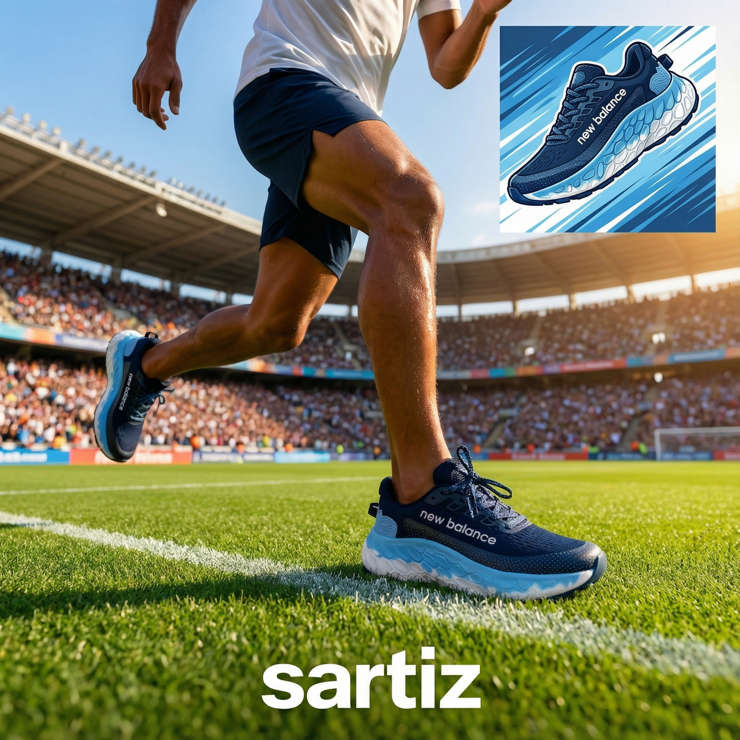 Espadrilles SARTIZ ™ Ref:NWB V3 WH -Sky Blue