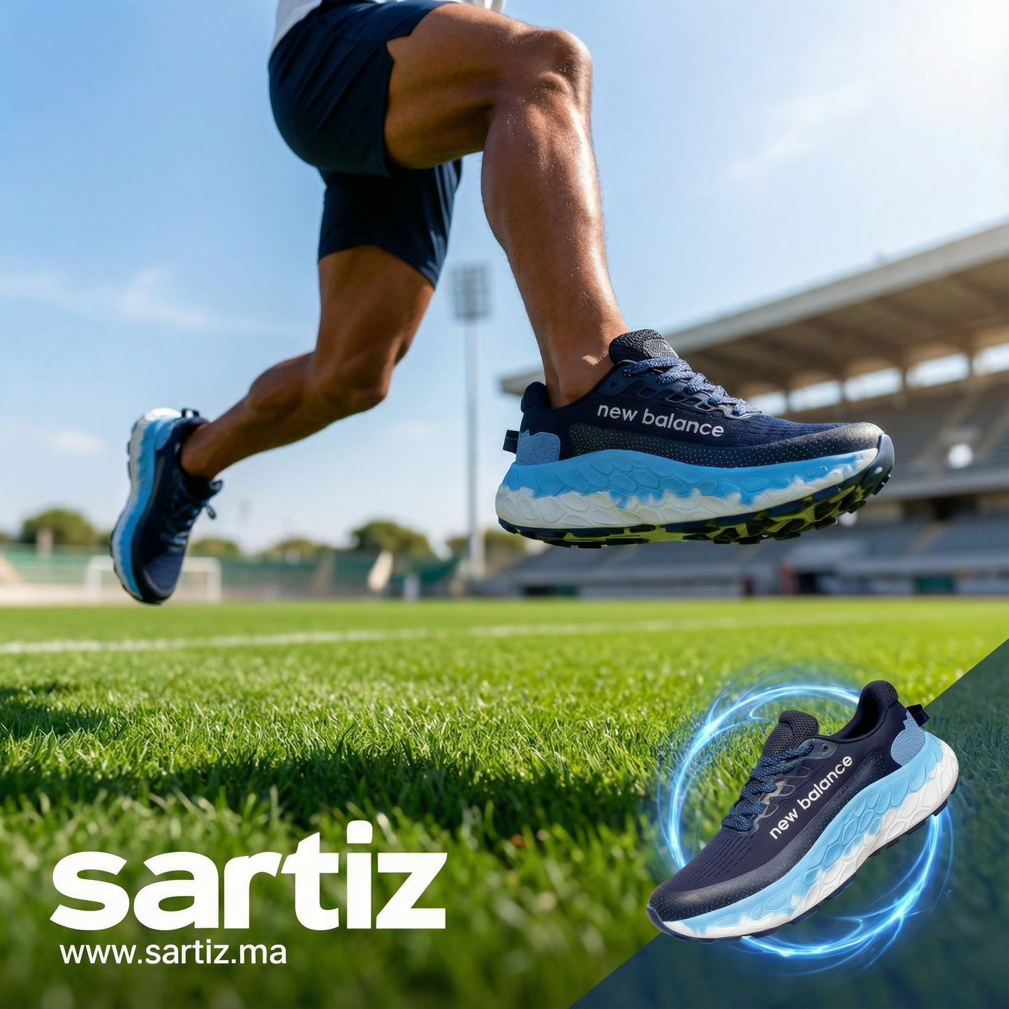 Espadrilles SARTIZ ™ Ref:NWB V3 WH -Sky Blue