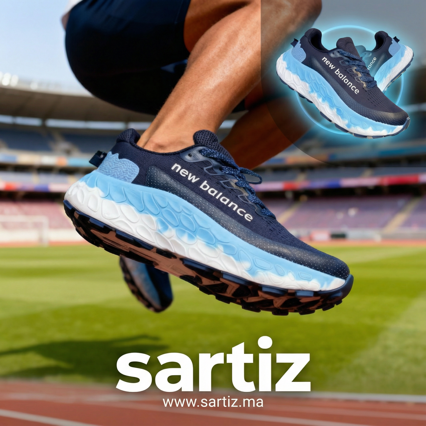 Espadrilles SARTIZ ™ Ref:NWB V3 WH -Sky Blue