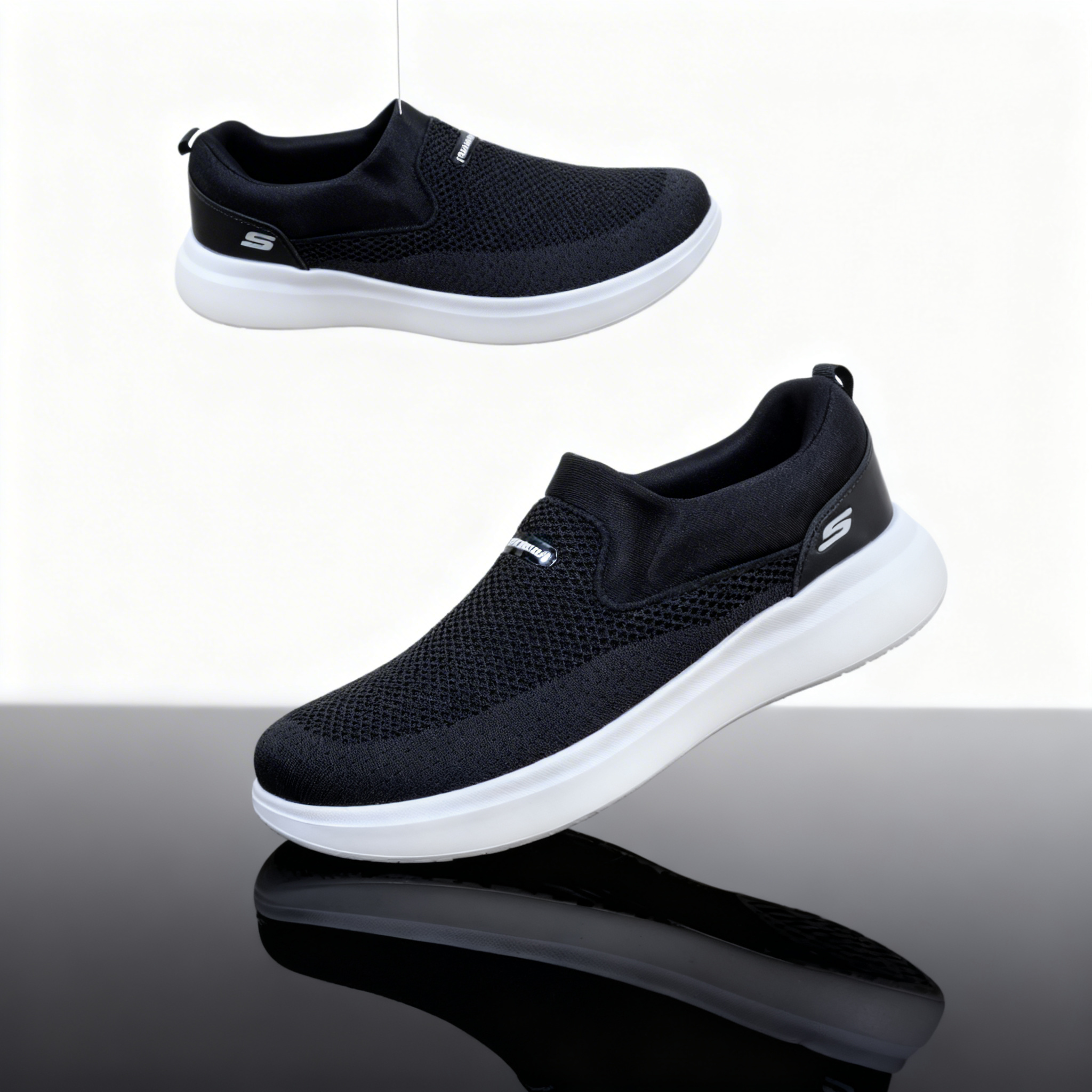 Skechers Men's -Ref 3283 BLACK WHITE
