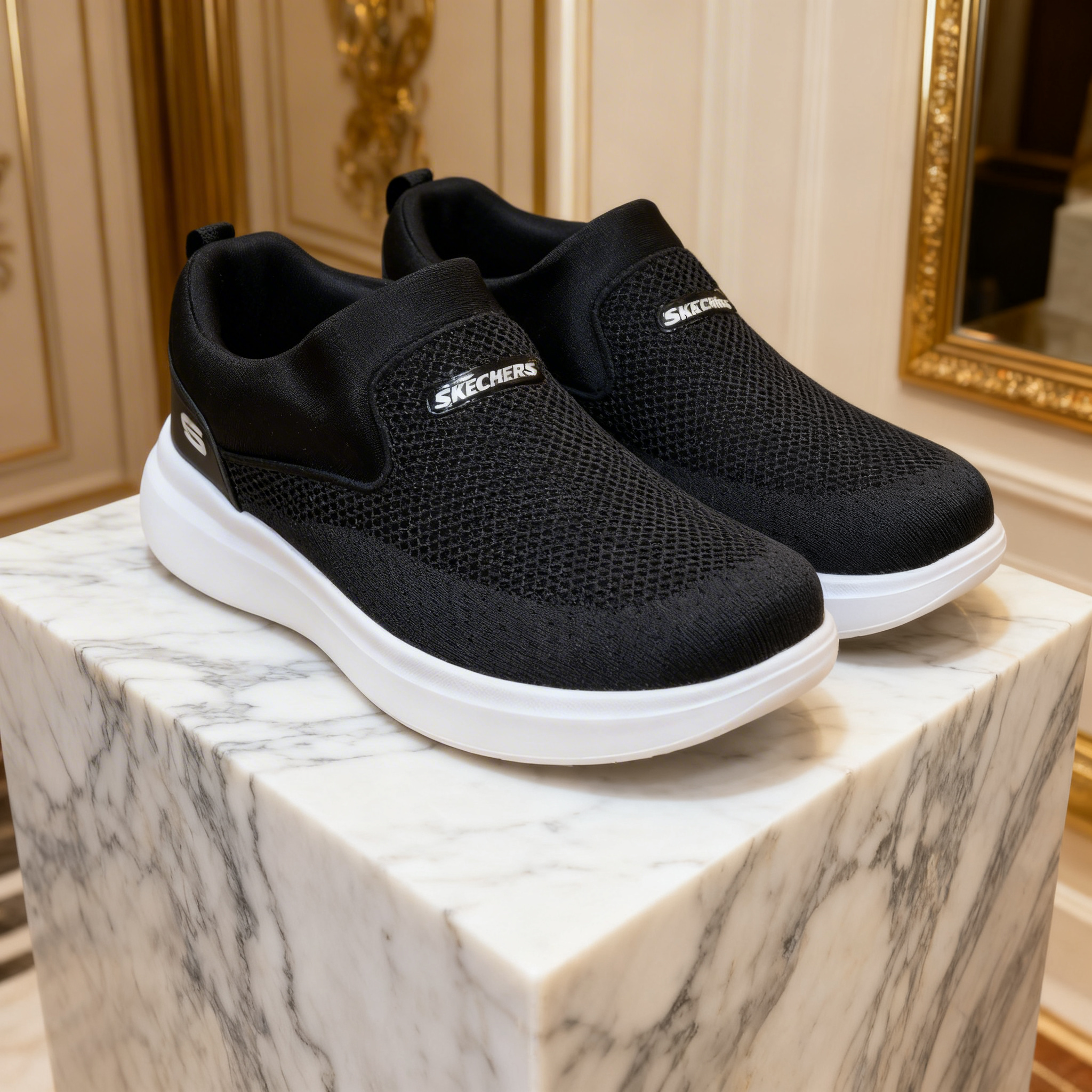 Skechers Men's -Ref 3283 BLACK WHITE